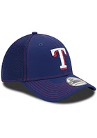 New Era Texas Rangers Mens Blue Team Neo 39THIRTY Flex Hat