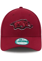 New Era Arkansas Razorbacks The League 9FORTY Adjustable Hat - Crimson