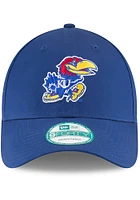 New Era Kansas Jayhawks The League 9FORTY Adjustable Hat - Blue