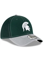 New Era Michigan State Spartans Mens Green 2T Neo 39THIRTY Flex Hat