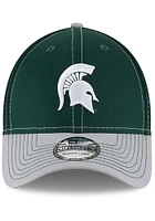 New Era Michigan State Spartans Mens Green 2T Neo 39THIRTY Flex Hat