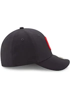 New Era Cleveland Guardians Navy Blue Road Jr Team Classic 39THIRTY Youth Flex Hat