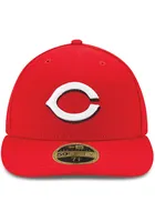 New Era Cincinnati Reds Mens Red AC Home LC 59FIFTY Fitted Hat