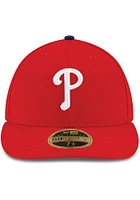 New Era Philadelphia Phillies Mens Red AC Game LC 59FIFTY Fitted Hat