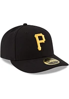 New Era Pittsburgh Pirates Mens Black AC Home LC 59FIFTY Fitted Hat