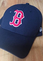 New Era Boston Red Sox Mens Navy Blue Team Classic 39THIRTY Flex Hat