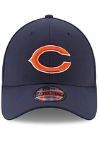 New Era Chicago Bears Mens Navy Blue Team Classic 39THIRTY Flex Hat