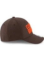 New Era Cleveland Browns Mens Brown Team Classic 39THIRTY Flex Hat