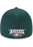 New Era Philadelphia Eagles Mens Midnight Green Team Neo 39THIRTY Flex Hat