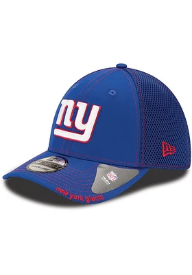 New Era York Giants Mens Blue Team Neo 39THIRTY Flex Hat