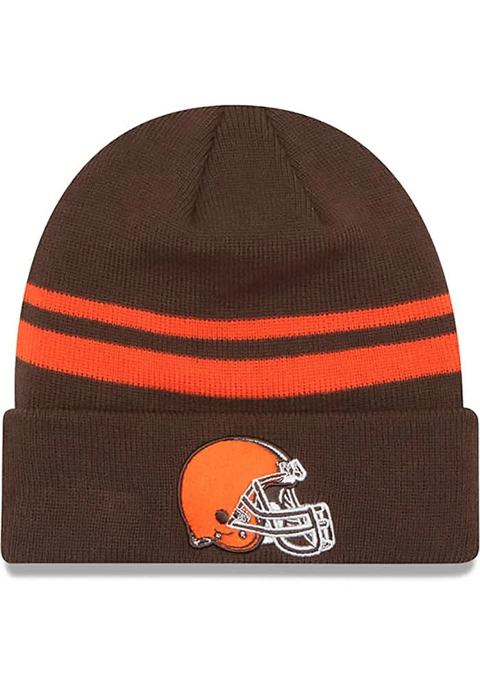 New Era Cleveland Browns Brown Cuff Mens Knit Hat