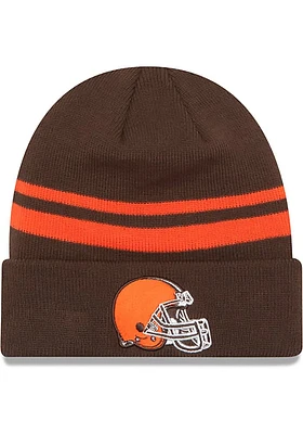 New Era Cleveland Browns Brown Cuff Mens Knit Hat