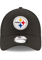 New Era Pittsburgh Steelers Black Jr The League 9FORTY Youth Adjustable Hat