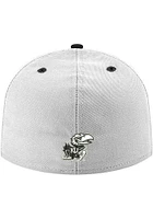 New Era Kansas Jayhawks Mens White 2T 59FIFTY Fitted Hat