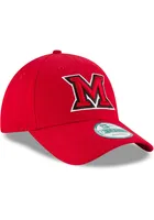 New Era Miami RedHawks The League 9FORTY Classic Adjustable Hat - Red