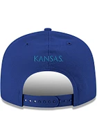 New Era Kansas Jayhawks Blue Tonal 9FIFTY Mens Snapback Hat