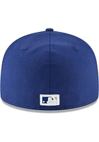New Era Chicago Cubs Mens Blue Cooperstown Wool 59FIFTY Fitted Hat