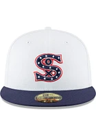 New Era Chicago White Sox Mens 1917 Cooperstown Wool 59FIFTY Fitted Hat