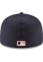 New Era Cleveland Guardians Mens Blue 1973 Cooperstown Wool 59FIFTY Fitted Hat