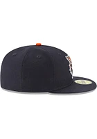 New Era Detroit Tigers Mens Blue 1957 Cooperstown Wool 59FIFTY Fitted Hat