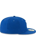 New Era Kansas City Royals Mens Blue 1971 Cooperstown Wool 59FIFTY Fitted Hat