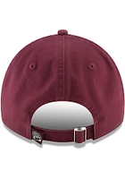 New Era Kutztown University Core Classic 9TWENTY Adjustable Hat - Maroon