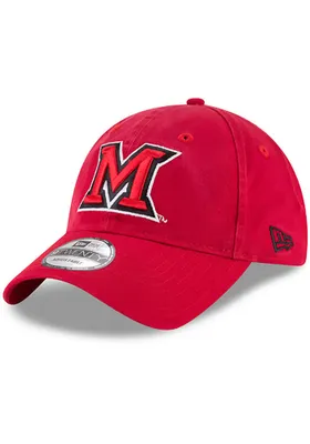 New Era Miami RedHawks Core Classic 9TWENTY Adjustable Hat - Graphite