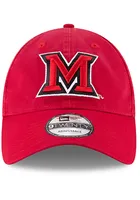 New Era Miami RedHawks Core Classic 9TWENTY Adjustable Hat - Graphite