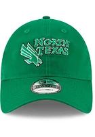 New Era North Texas Mean Green Core Classic 9TWENTY Adjustable Hat - Green