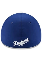 New Era Los Angeles Dodgers Mens Blue Team Classic 39THIRTY Flex Hat