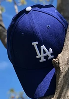 New Era Los Angeles Dodgers Mens Blue Team Classic 39THIRTY Flex Hat