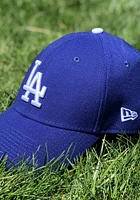 New Era Los Angeles Dodgers Mens Blue Team Classic 39THIRTY Flex Hat