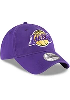 New Era Los Angeles Lakers Core Classic 9TWENTY Adjustable Hat - Purple