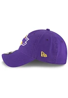 New Era Los Angeles Lakers Core Classic 9TWENTY Adjustable Hat - Purple