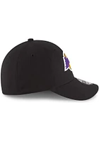 New Era Los Angeles Lakers Mens Black Team Classic 39THIRTY Flex Hat