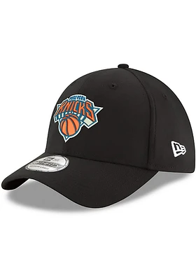 New Era York Knicks Mens Black Team Classic 39THIRTY Flex Hat