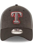 New Era Texas Rangers Black NE17 Clubhouse Jr 39THIRTY Youth Flex Hat