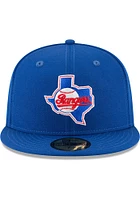 New Era Texas Rangers Mens Blue 1984 Cooperstown Wool 59FIFTY Fitted Hat