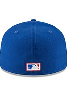 New Era Texas Rangers Mens Blue 1984 Cooperstown Wool 59FIFTY Fitted Hat