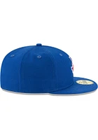 New Era Texas Rangers Mens Blue 1984 Cooperstown Wool 59FIFTY Fitted Hat