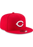 New Era Cincinnati Reds Red Basic 9FIFTY Mens Snapback Hat