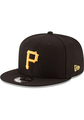 New Era Pittsburgh Pirates Black Basic 9FIFTY Mens Snapback Hat