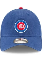 New Era Chicago Cubs Bullseye Core Classic Replica 9TWENTY Adjustable Hat - Blue