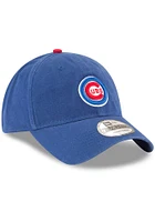 New Era Chicago Cubs Bullseye Core Classic Replica 9TWENTY Adjustable Hat - Blue