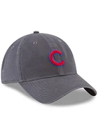 New Era Chicago Cubs Core Classic 9TWENTY Adjustable Hat - Grey