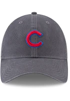 New Era Chicago Cubs Core Classic 9TWENTY Adjustable Hat - Grey