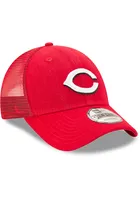 New Era Cincinnati Reds Trucker 9FORTY Adjustable Hat - Red