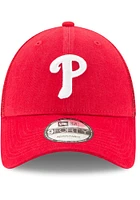 New Era Philadelphia Phillies Trucker 9FORTY Adjustable Hat - Red