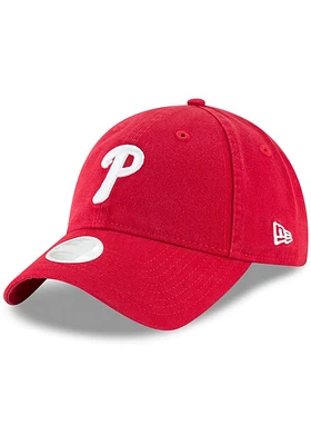New Era Philadelphia Phillies Red Core Classic 9TWENTY Womens Adjustable Hat