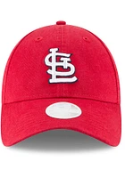 New Era St Louis Cardinals Red Core Classic 9TWENTY Womens Adjustable Hat